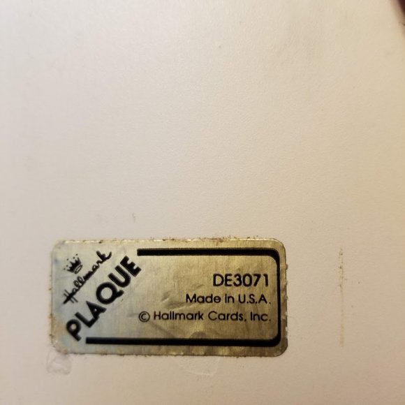 Vintage Hallmark Wooden Gold Plaque - Love is Sharing Sentimental Inspirational - Picture 4 of 7